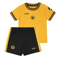 Camisa de time de futebol Wolves Joao Gomes #8 Replicas 1º Equipamento Infantil 2024-25 Manga Curta (+ Calças curtas)